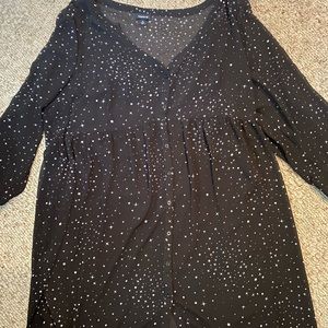 Beautiful Torrid Starry Shift Dress Size 4